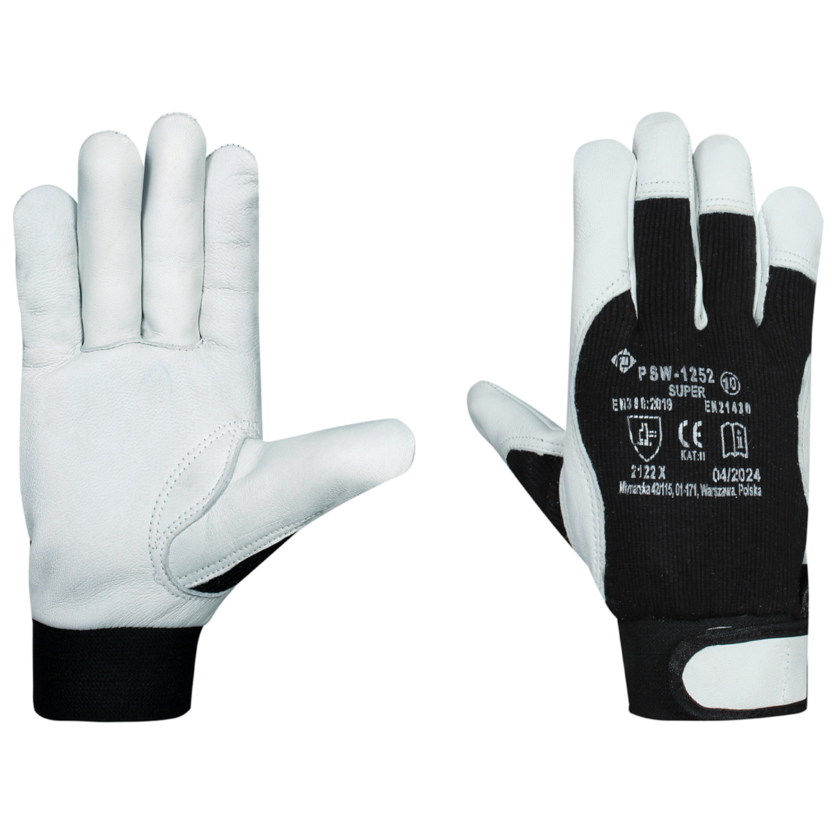 PSW-1252 Gants Super Velcro